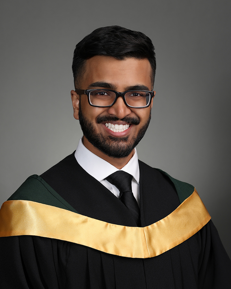 Sample science graduate photo