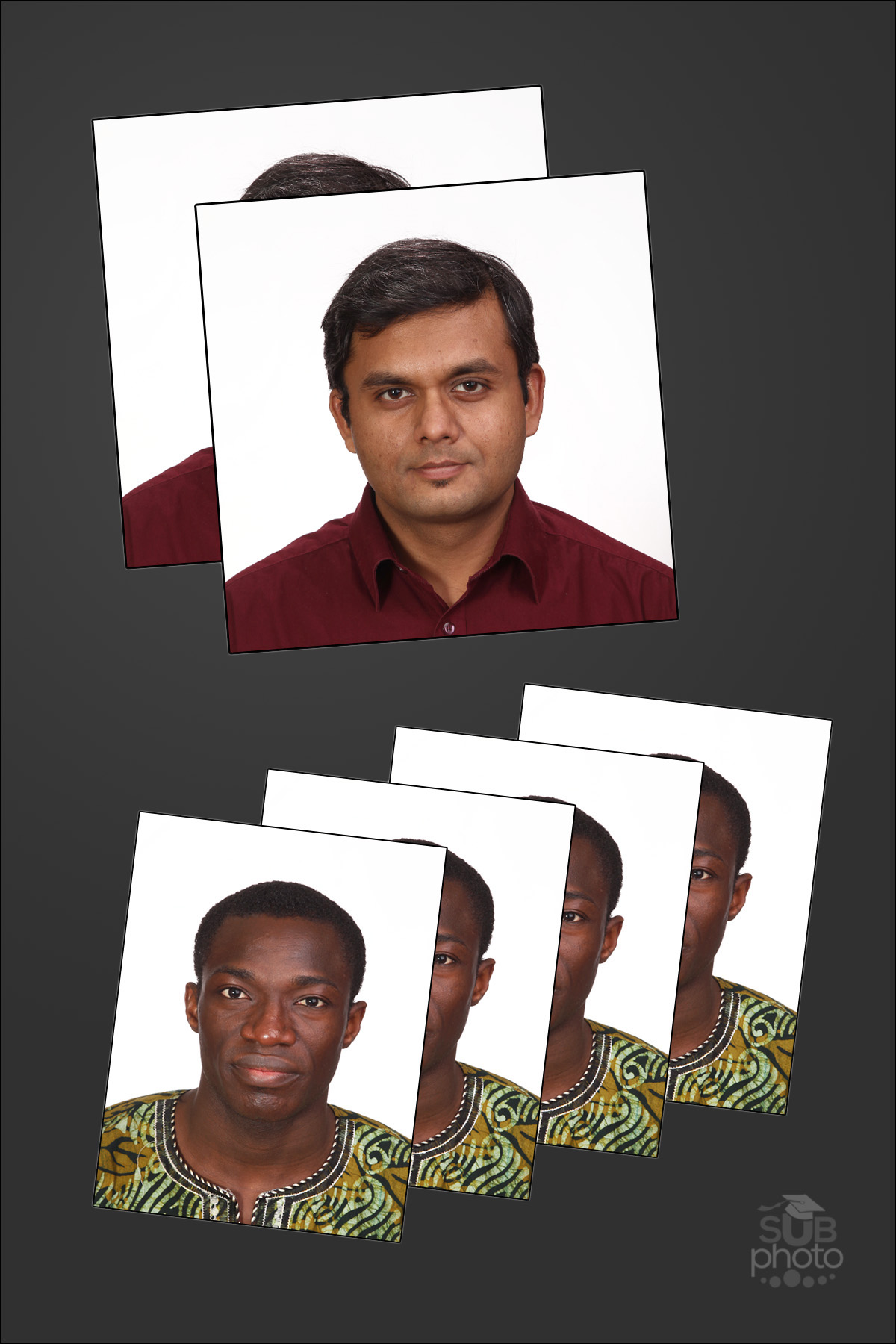 Passport photo samples