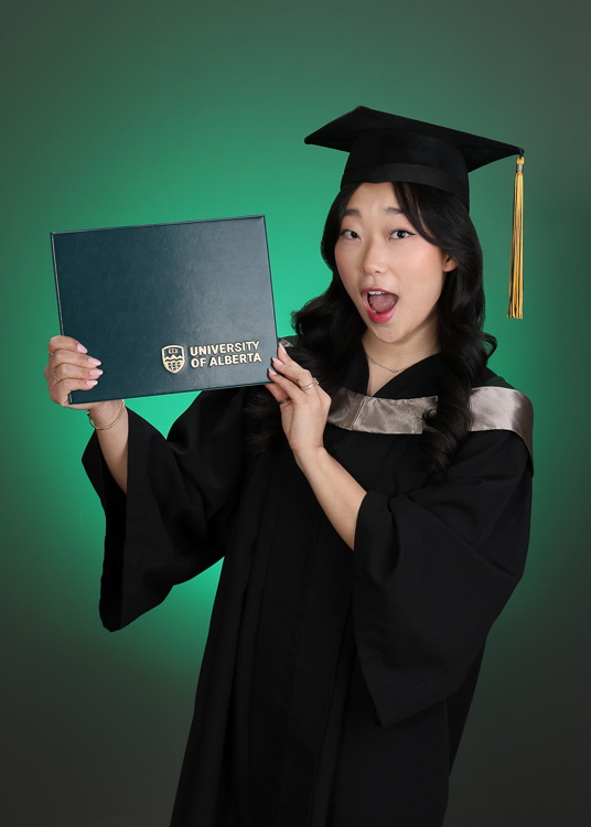 Sample graduation photo